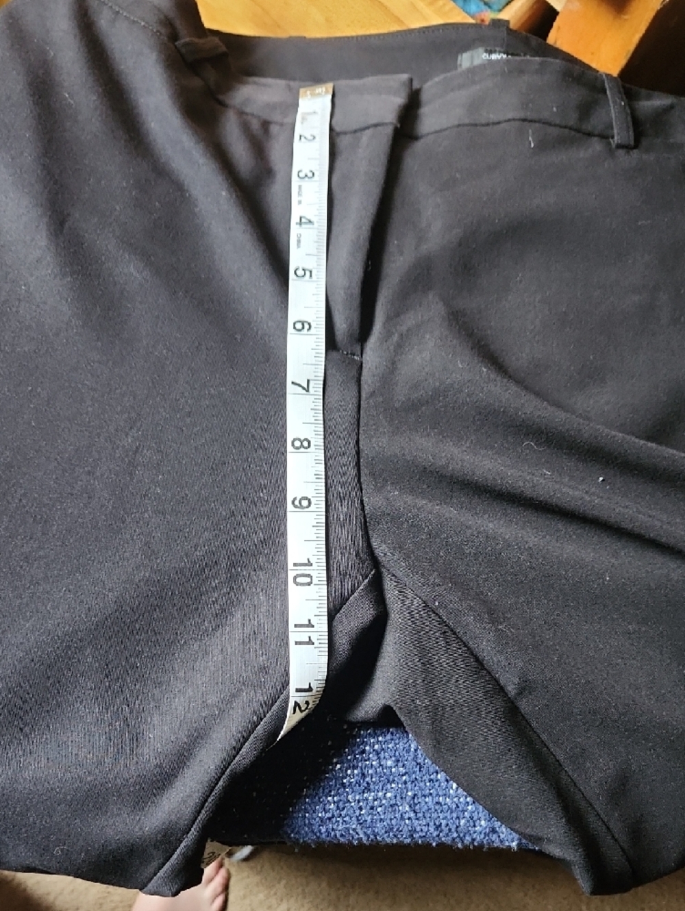 Worthington Black Boot Cut Dress Pants, Sz 12 Petite - Picture 8 of 11